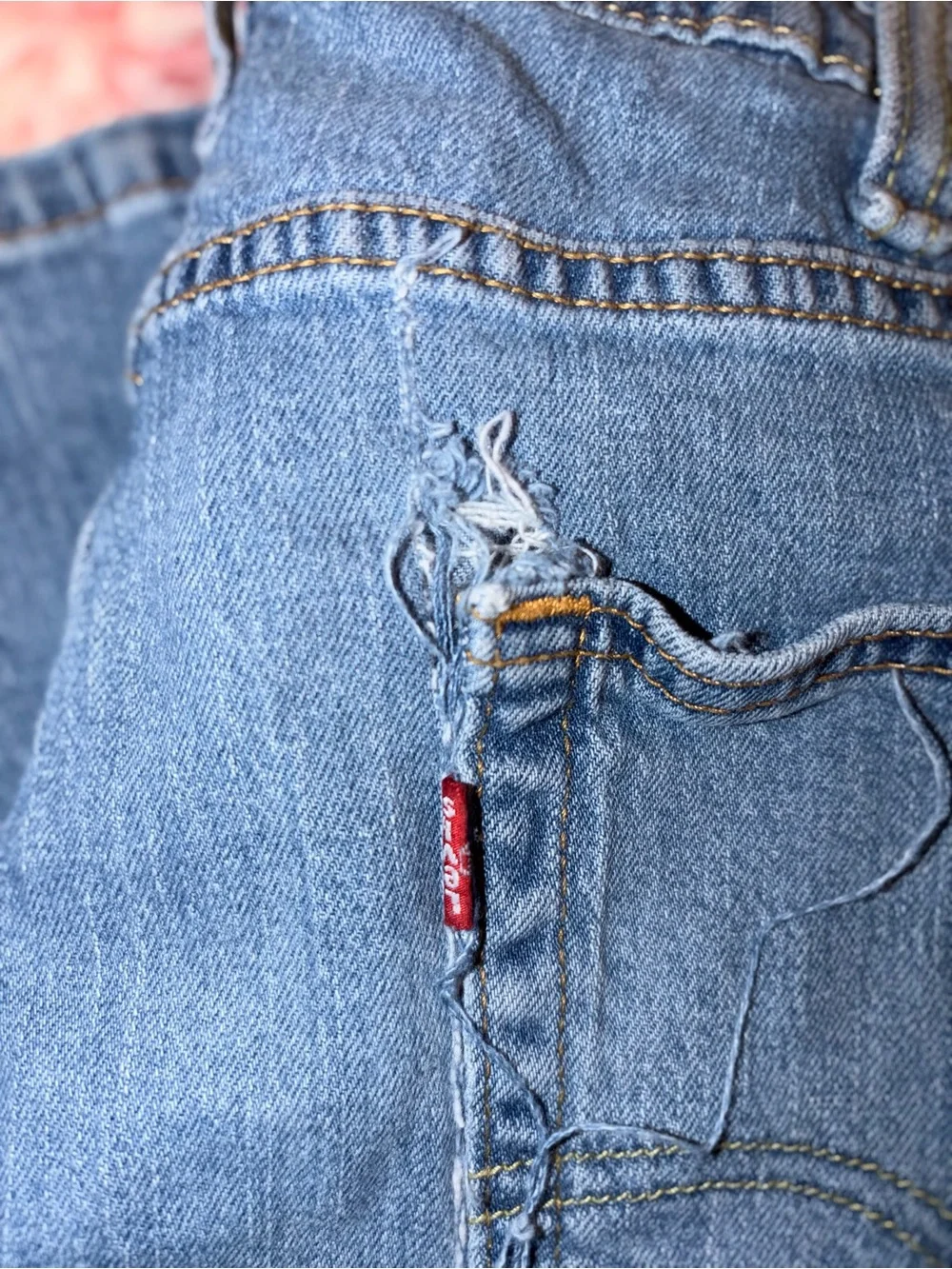 Levi's Men's Straight Jeans in Blue Denim